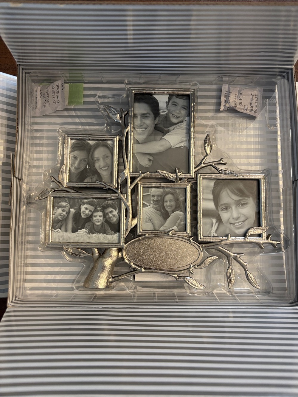 Things Remembered Silver Tree Branch Multi-Photo Frame - Picture 3 of 6